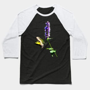 Buttreflies - Tiger Swallowtail on Purple Salvia Baseball T-Shirt